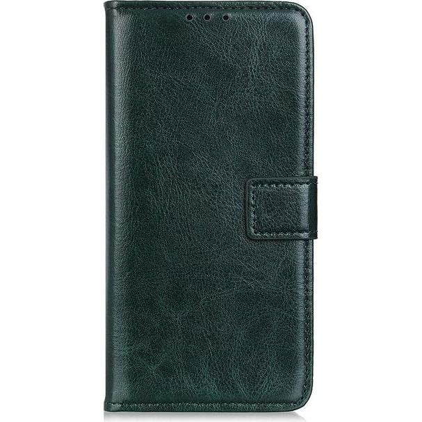 MU Classic Crazy Horse III Leder Bookcover Series (Honor 30 Pro+, Honor 30 Pro), Smartphone Hülle, Grün
