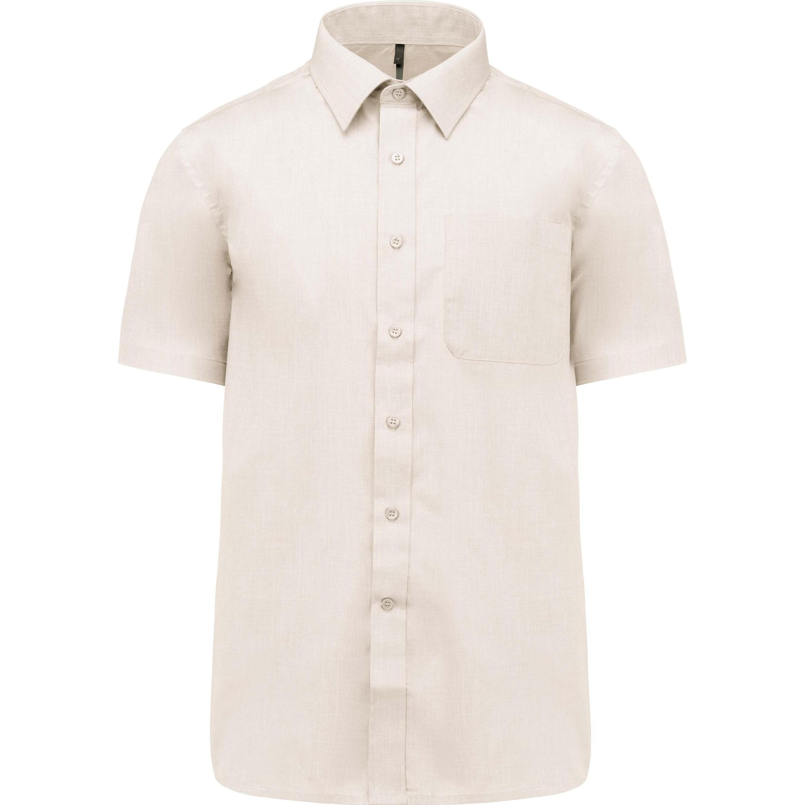 Kariban, Herren, Hemd, Aces, Beige, (5XL)