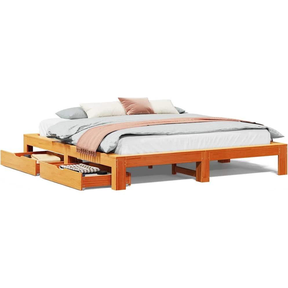 VidaXL, Bett, Bett ohne Matratze 180x200 (180 x 200 cm)