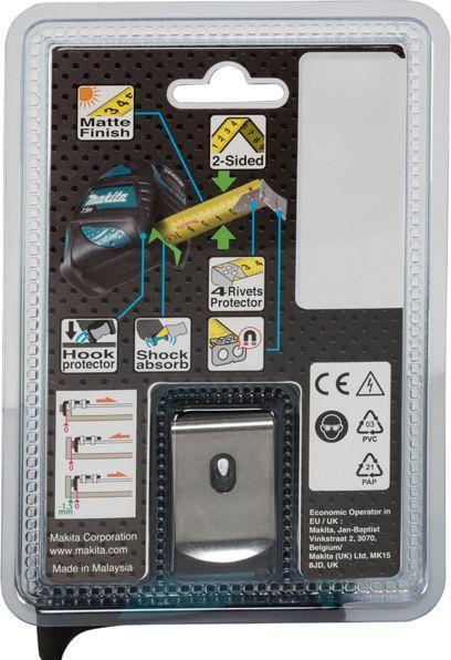 Actual product image Makita Professional roller tape measure with belt clip, 10 m (10 m)