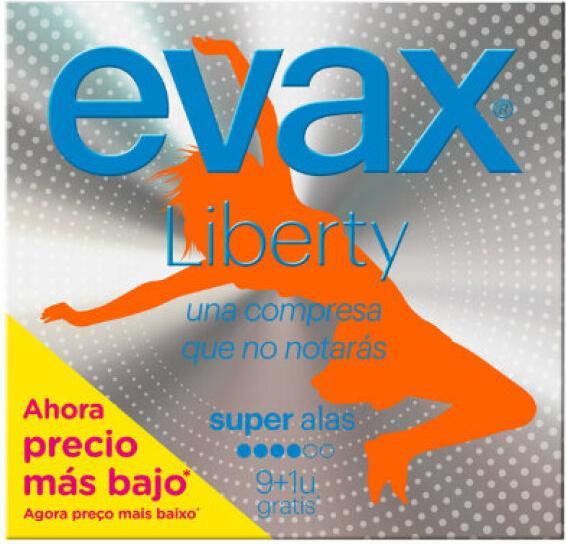 Actual product image Evax LIBERTY compresas super alas 10 uds (10 x)