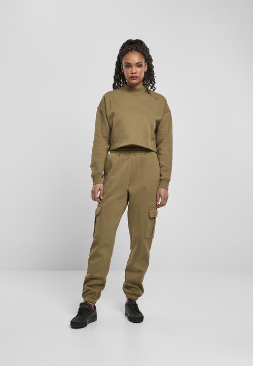 Actual product image Urban Classics Ladies Cropped Oversized Sweat High Neck Crew - 14225 (XXL)