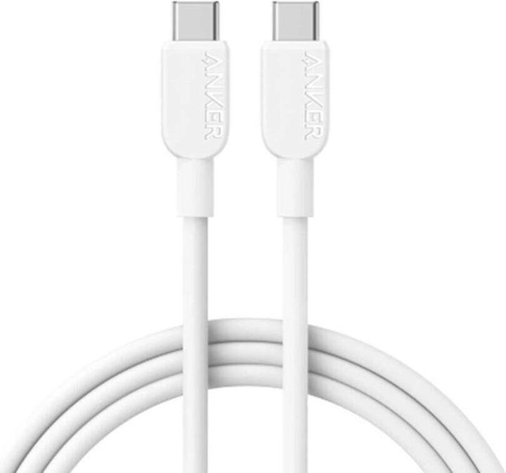 Anker Cable 240W USB-C do USB-C 1.8m biały (1.80 m, USB 2.0, 240 W)