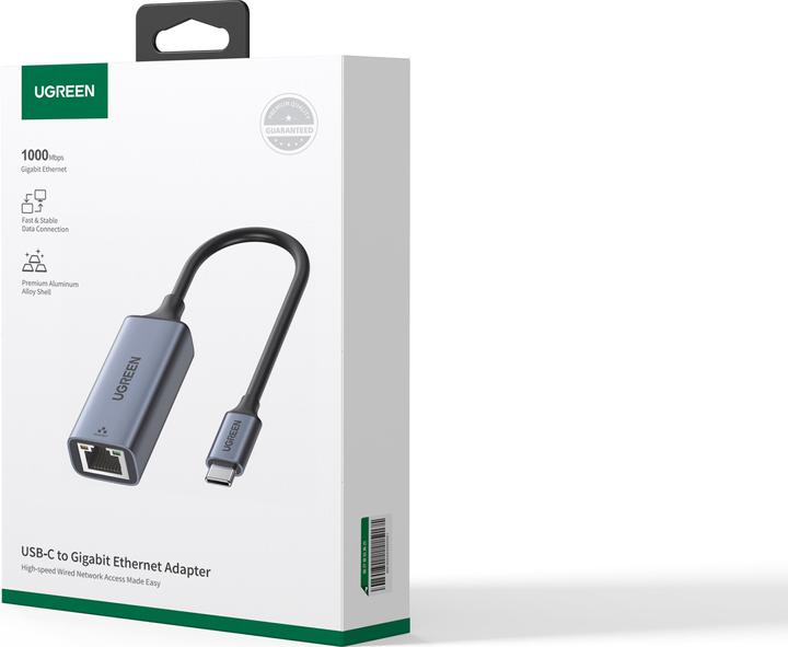 Actual product image Ugreen Gigabit Ethernet Adapter (USB-C 3.1 Gen 1, RJ45 (1x))
