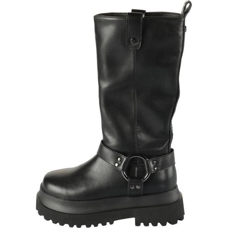 Buffalo, Boots + Stiefel, Pluto Biker Hi, Schwarz, (39)