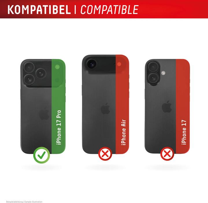 Produktbild Displex Full Cover Camera Lens Glass, Kamera Schutzglas, Platte, Doppelpack (2 Stück, Apple iPhone 17 Pro)