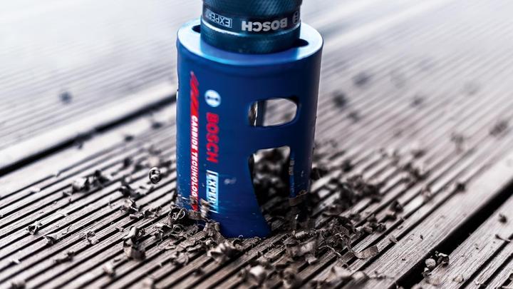 Actual product image Bosch Professional Zubehör EXPERT Construction Material -Power Change Plus hole saw, 20 25 32 38 51 64 x 60 mm, 10-piece (20 mm, 25 mm, 32 mm, 38 mm, 51 mm, 64 mm)
