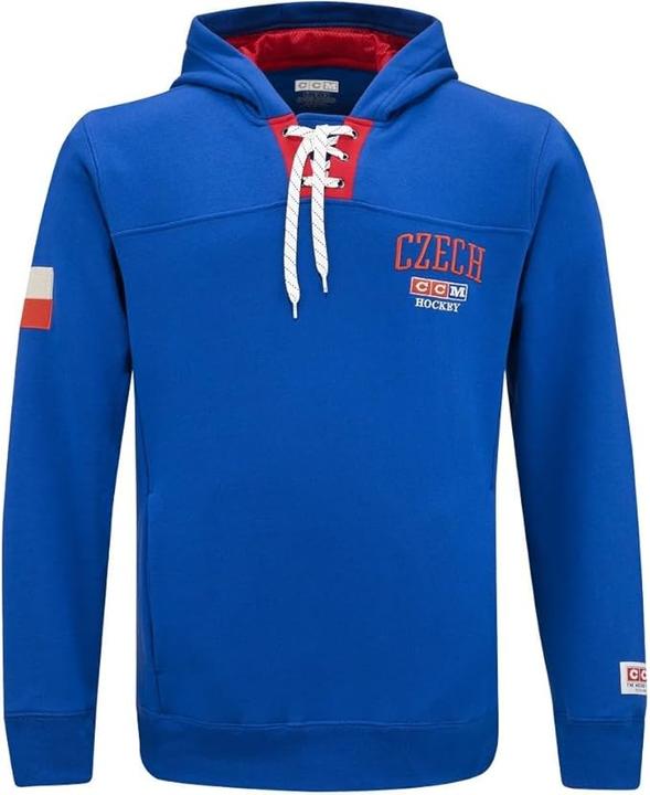 CCM FHO22AFI AD FLAG HOODIE TEAM FINLAND Klassisch Blau M (4057800) (M)