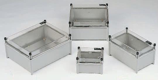Actual product image RS PRO IP66 enclosure w/clear lid,300x185x175mm (Housing)