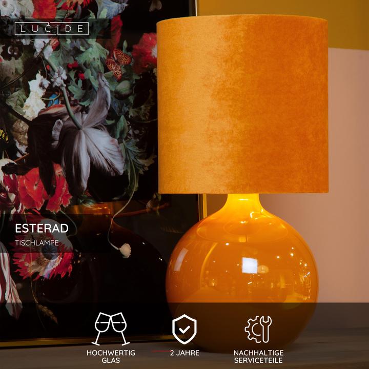 Immagine prodotto Lucide ESTERAD - Lampada da tavolo - 1xE14 - giallo ocra 10519/81/44 (E14)
