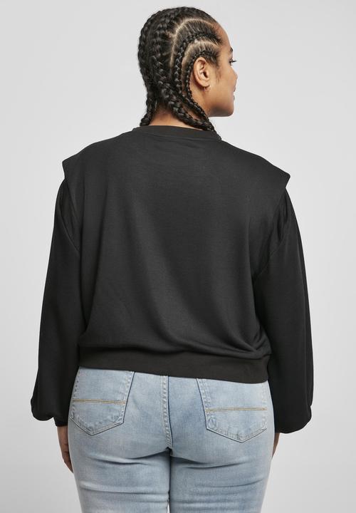 Produktbild Urban Classics Ladies Padded Shoulder Modal Terry Crewneck (5XL)