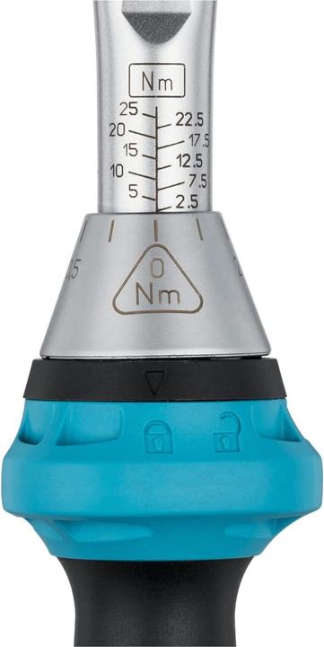 Image du produit HAZET Clé dynamométrique 5108-3CT ∙ Nm min.-max.: 2.5 - 25 Nm ∙ Tolérance : 3% ∙ Carré massif 6,3 m… (1/4", 2.50 Nm, 25 Nm)
