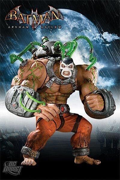 Actual product image DC Direct Batman Arkham Asylum Series 2 action figure Bane (2011)