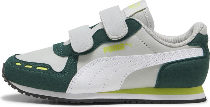 Cool Light Grey-PUMA White-Dark Myrtle-Lime Smash