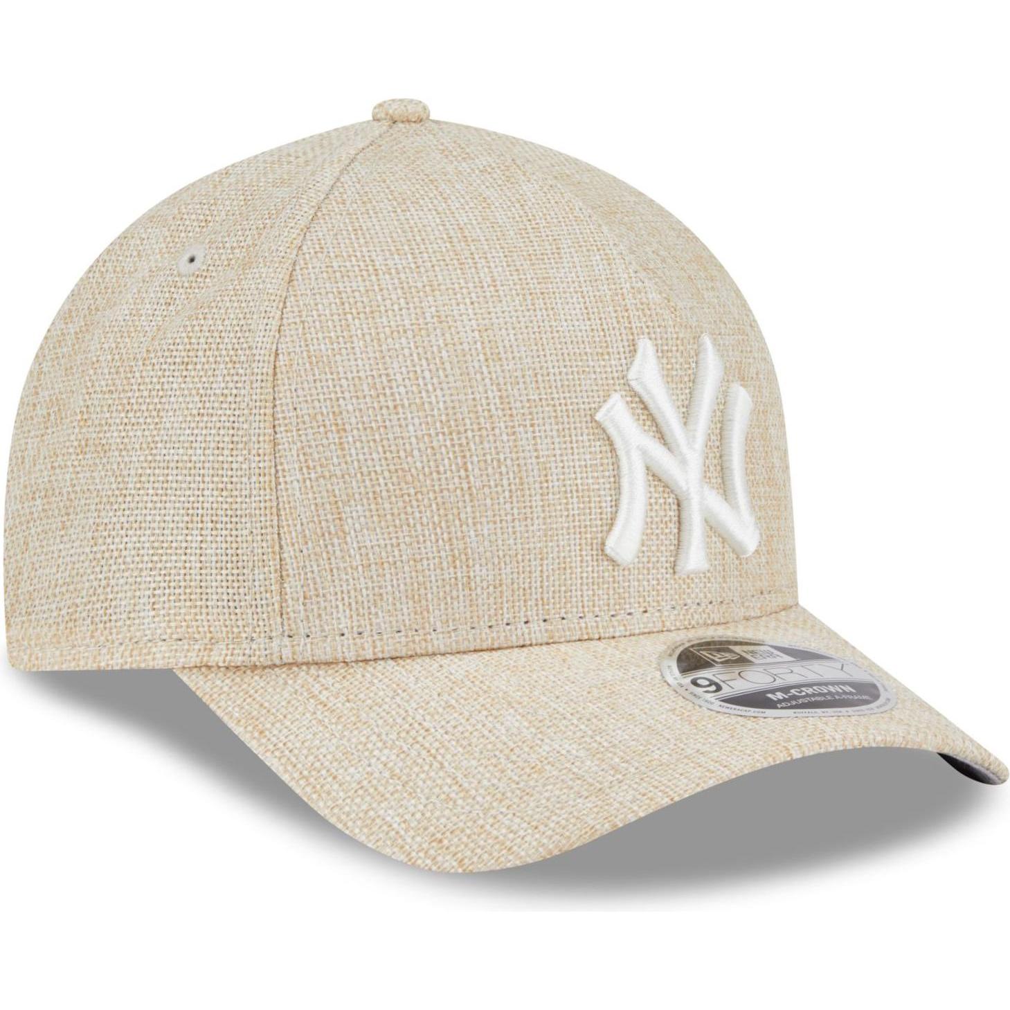 New Era, Herren, Cap, 9Forty M-Crown Cap - Weave New York Yankees Beige, Beige