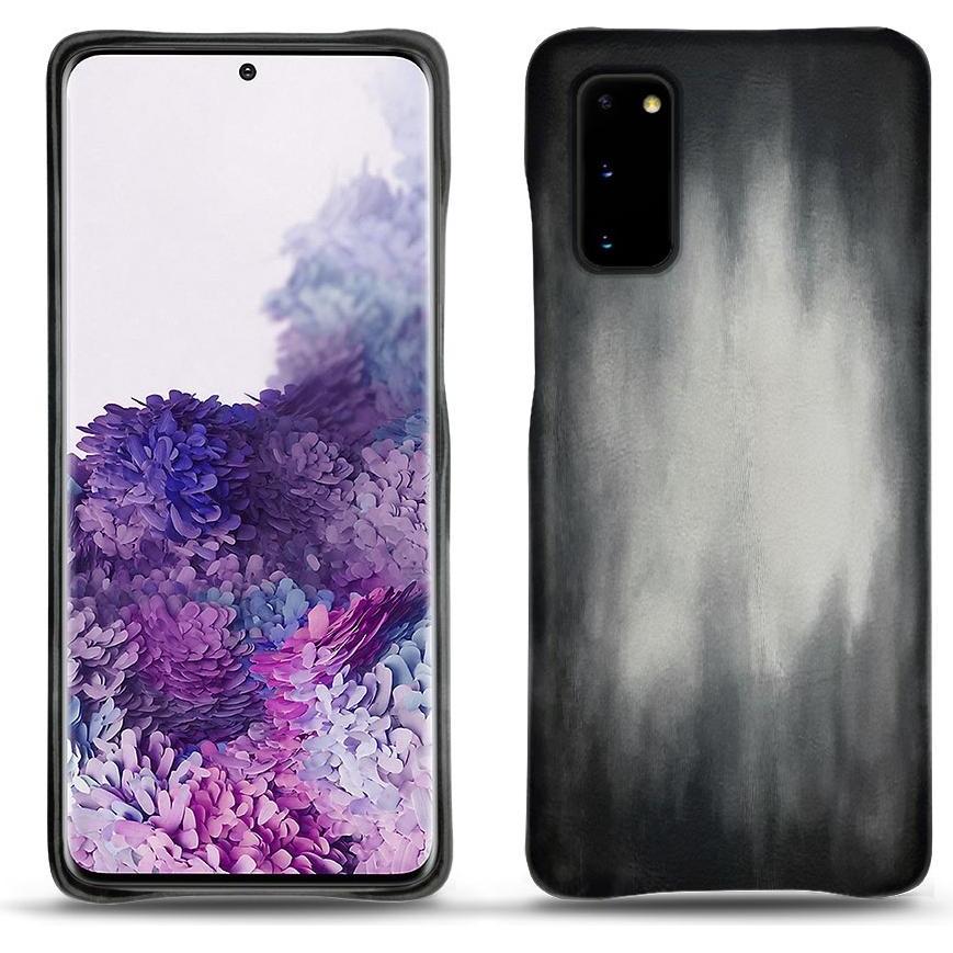 Noreve Lederschutzhülle (Samsung Galaxy S20), Smartphone Hülle, Grau