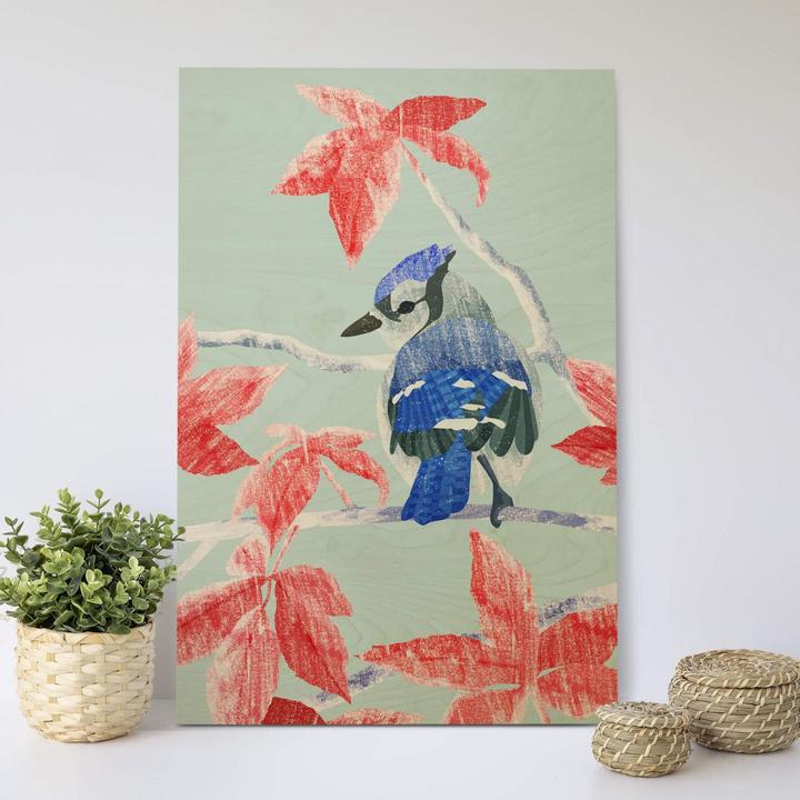 Produktbild Trenddeko Goed Blauw - Der Eisvogel (30 x 45 cm)