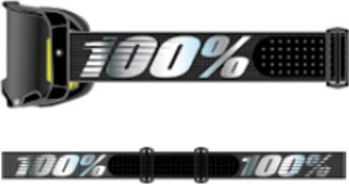 Actual product image 100% Goggle Armega Tetsumi - HiPER Black Mirror Lens (tetsumi, Black Mirror)