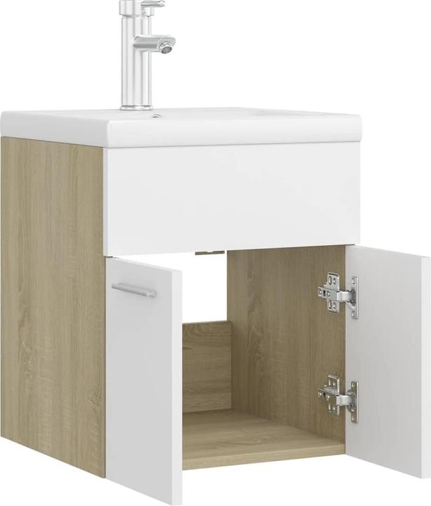 Produktbild vidaXL Waschbeckenunterschrank und Waschbecken