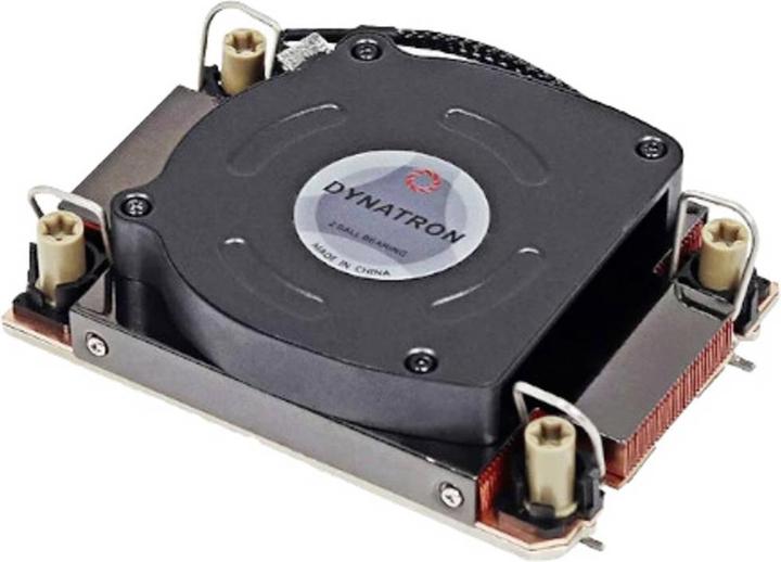 Productafbeelding Dynatron N12 Intel CPU Koeler 1U LGA4189-4-5 P4-P5 od P+ Koeler Koper met Dampkamer actief met PW (80.60 mm)