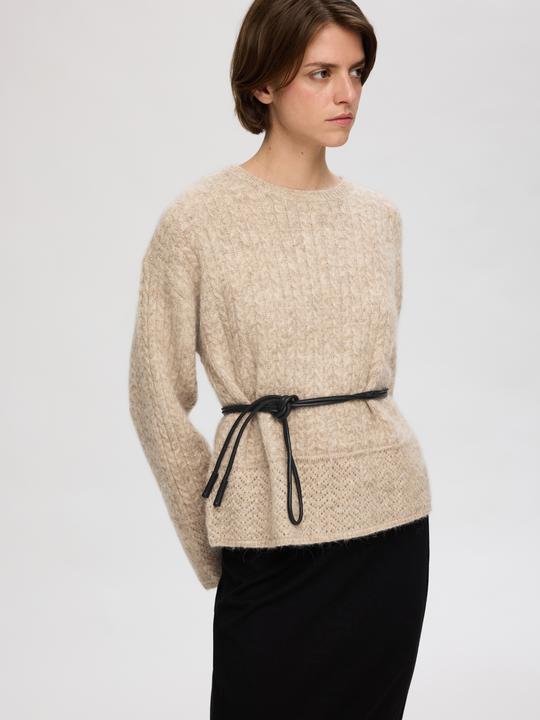 Produktbild Selected Femme Strukturierter Strickpullover (M)