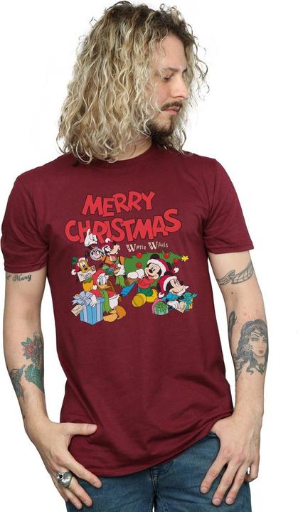 Immagine prodotto Disney Mickey And Friends Winter Wishes Maglietta Uomo (XXL)
