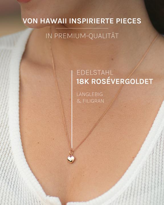 Immagine prodotto Purelei Charm a forma di cuore (Acciaio inossidabile placcato oro 18 carati)