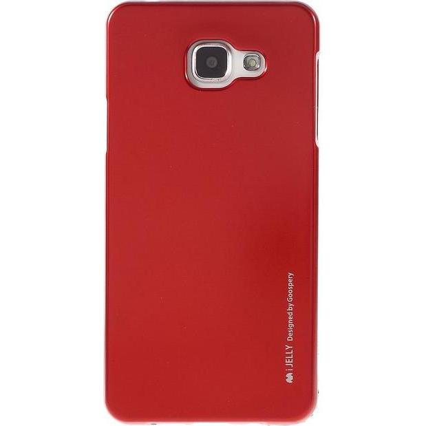 Thumbnail - Goospery i Jelly Metal Series (Samsung Galaxy A7 (2016)), Smartphone Hülle, Rot