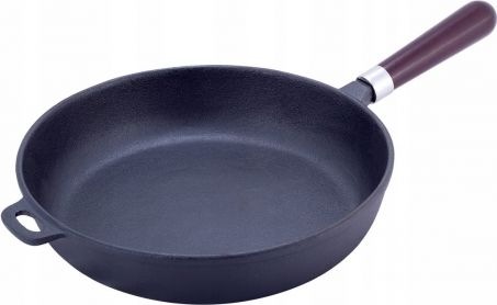 Productafbeelding Kamille koekenpan Een solide gietijzeren diepe pan 28cm (Koekenpan, Gietijzer)