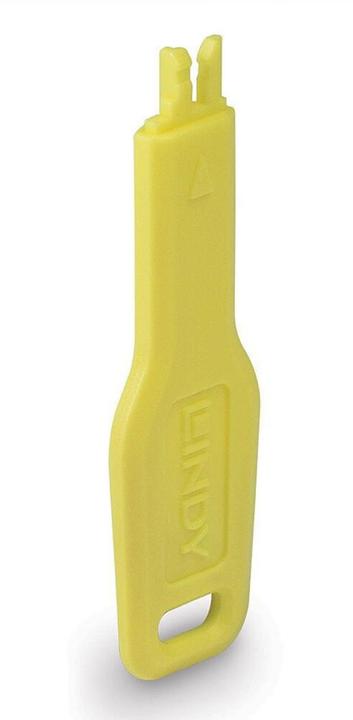 Produktbild Lindy Schlüssel für RJ45 Port Schloss gelb (47899)