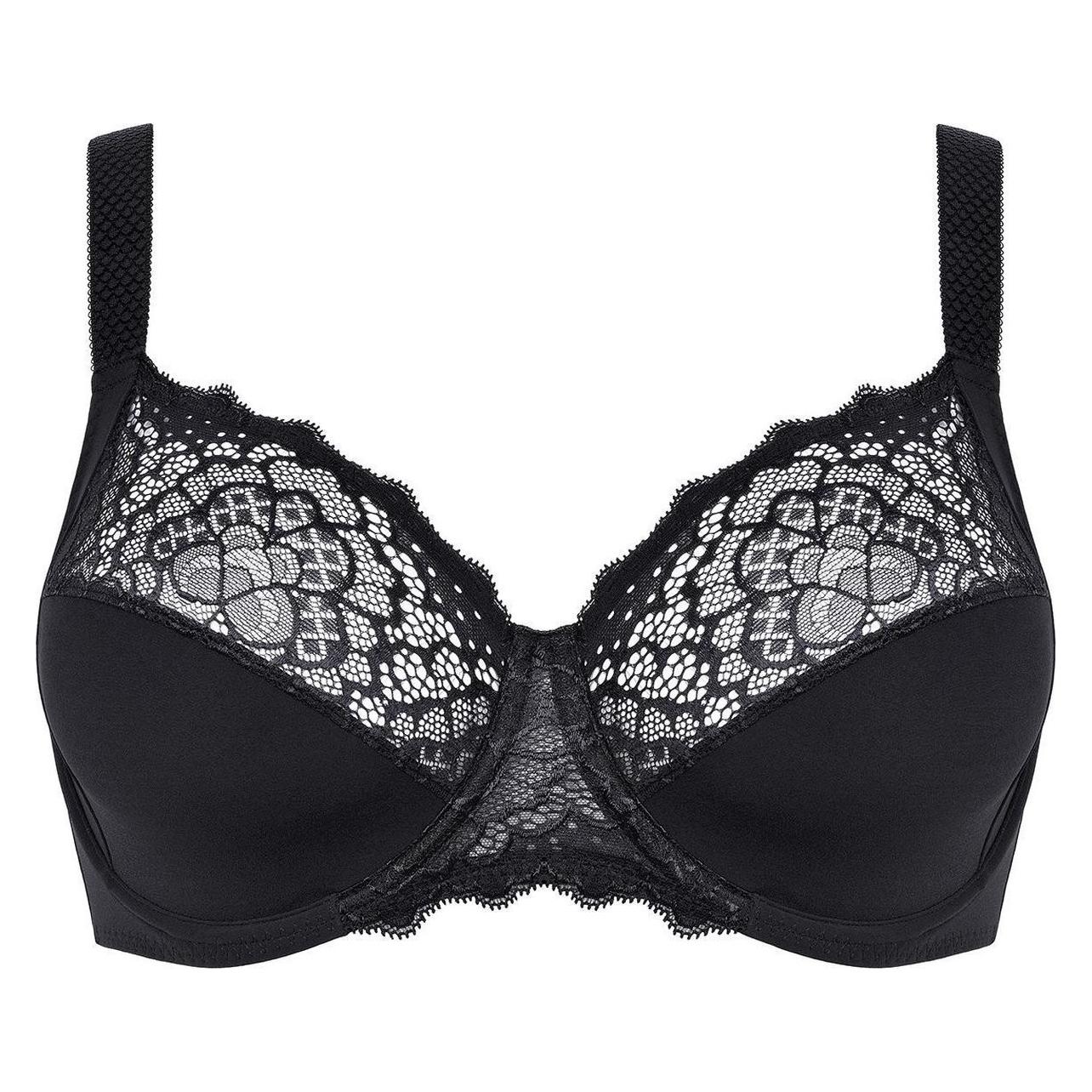 Simone Perele, Bh's, Simone PÃrÃ¨le Caresse Beugel Bh 12A320 Zwart 75C, Zwart, (Een Eenheid Per Verpakking, 75 C)