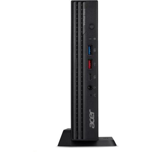 Acer PC Veriton N4720GT, i3-14100T,8GB DDR5,512GB M.2 SSD,Wifi,USB KB+mouse,W11P,65W,Black (512 GB, 