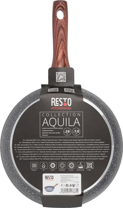 Produktbild Resto FRITTIERPFANNE D26 H7,0CM (26 cm, Bratpfanne, Aluminium)