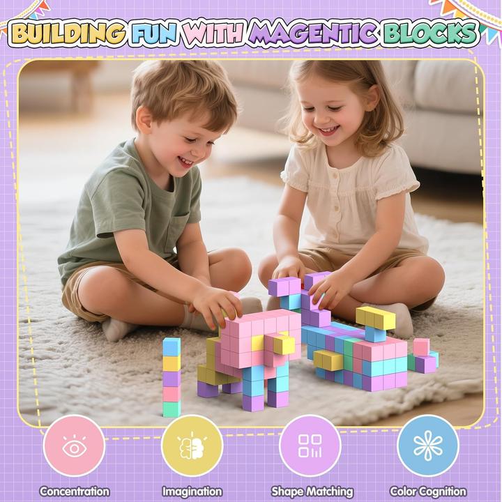 Image du produit HaoVrisn Magnetische Bausteine Blöcke-Set