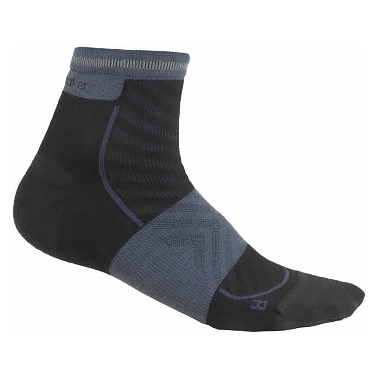 Icebreaker, Damen, Sportsocken, Run+ Ultralight Mini (38 - 40), Schwarz