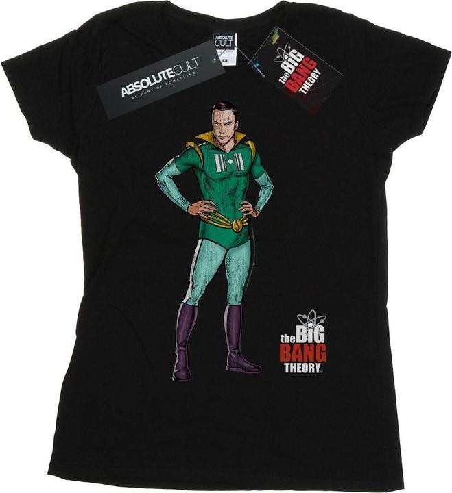 Image du produit Dam - T-shirt SHELDON SUPERHERO - Femme (L)