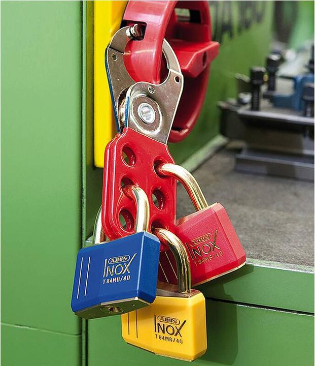 Actual product image Abus HS locking device H712 large, 1.5" with clamps (Profile cylinder)