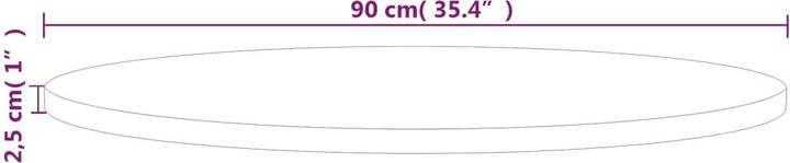 Actual product image VidaXL Jobina (90 x 2,5 cm)