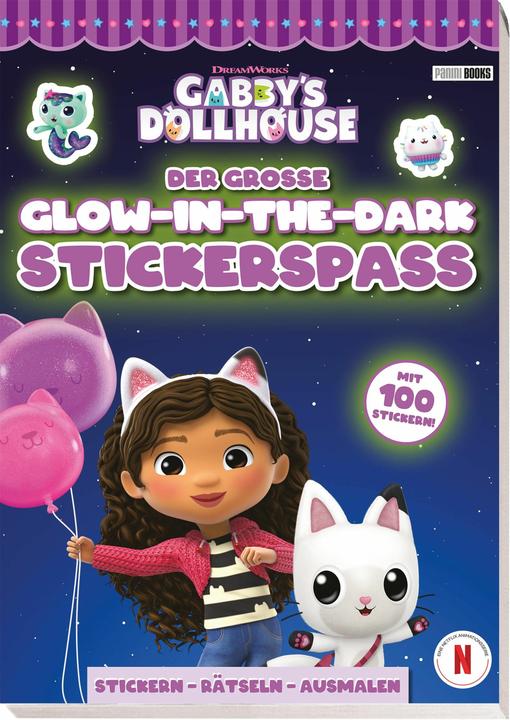 Image du produit Panini Gabby's Dollhouse: Der grosse Glow-in-the-Dark-Stickerspass (100 Autocollants)