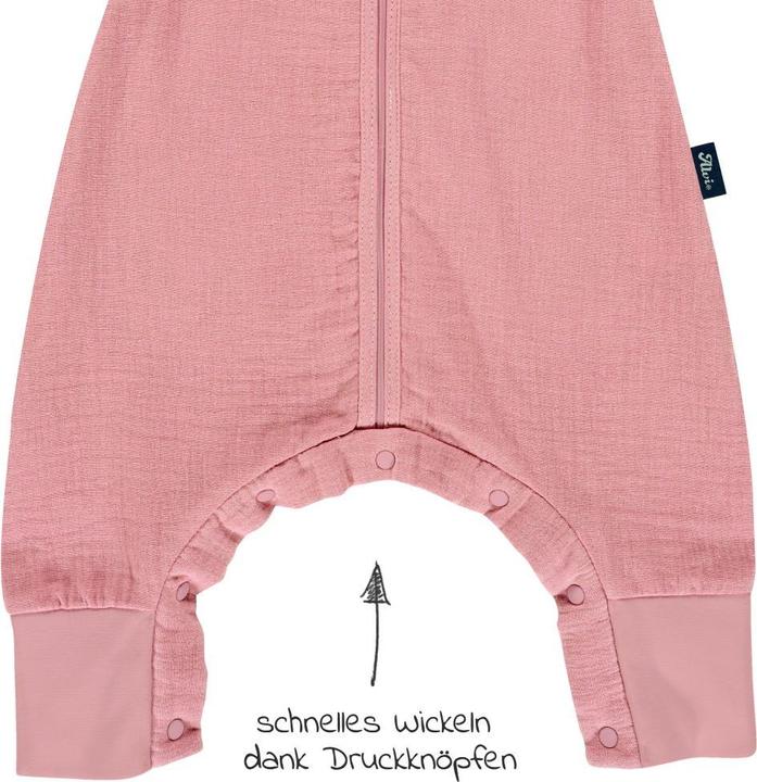 Produktbild Alvi Schlafsäcke Sommer-Schlafsack mit Füssen Musselin / Sleep-Overall (0.5 TOG, Sommer)