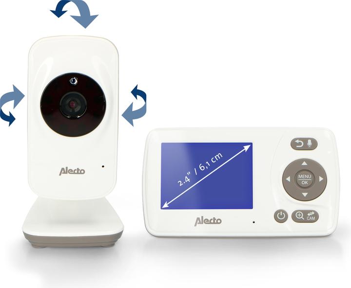 Image du produit Alecto Écoute-bébé avec caméra (Vidéo et audio, 300 m)