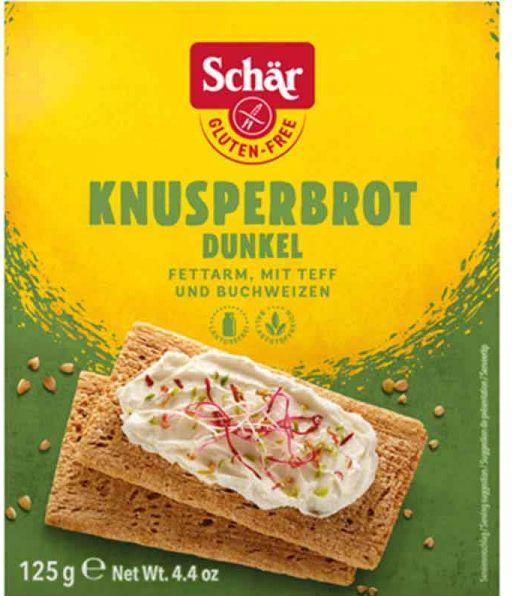 Produktbild Schär Knusperbrot dunkel glutenfrei (125 g)