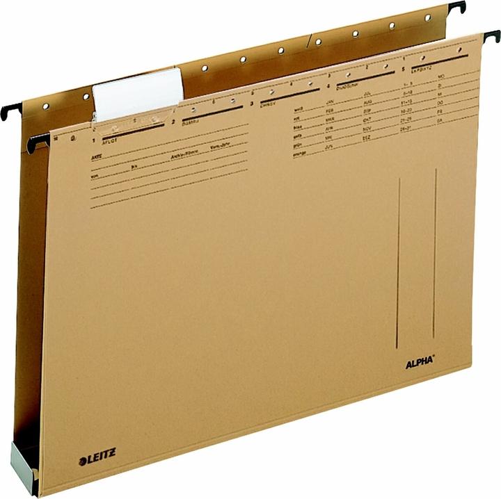 Actual product image Leitz ALPHA hanging file, A4, bottom width: 40 mm, natron (A4, 1 x)