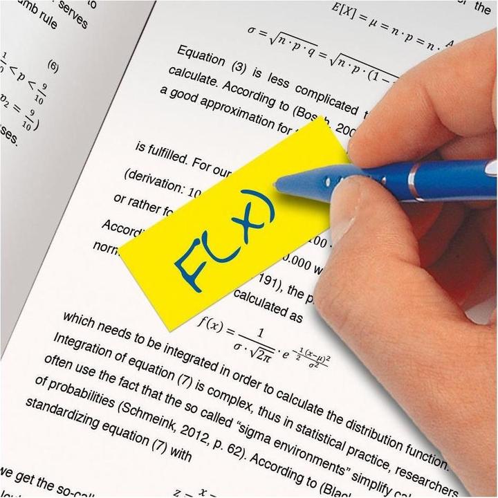 Actual product image Sigel Sticky notes neon (20 x 50 mm)