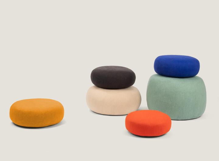 Actual product image Myfelt Colour Poufs Fine cushion