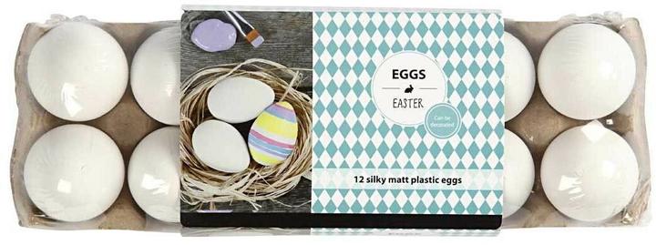 Image du produit Creativ Company Oeufs en plastique (12x)