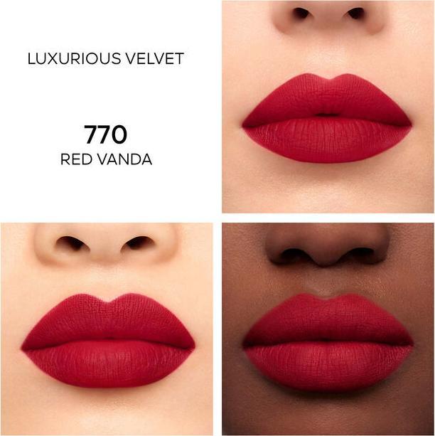 Actual product image Guerlain Rouge G Velvet 770 Red Vanda (770 Red Vanda)
