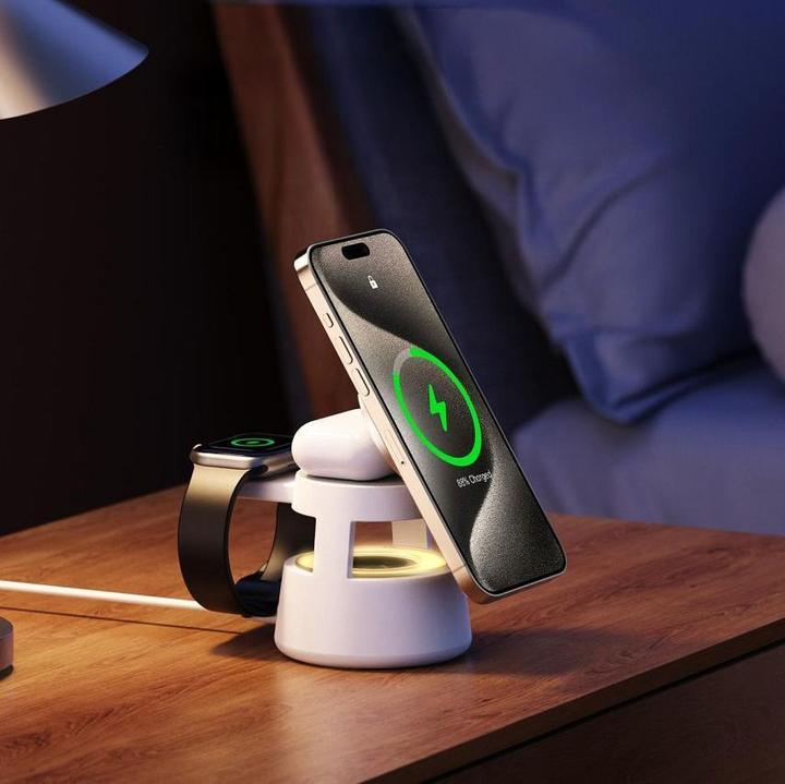 Image du produit Duzzona W23 Series Wireless Charger mit Bluetooth Lautsprecher (15 W)