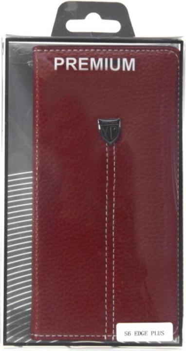Actual product image NoName Book Case Fashion Galaxy S6 Edge Plus - Brown (Samsung Galaxy S6 Edge+)