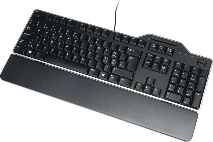 Actual product image Dell KB813 Smartcard Reader USB Keyboard (US, Cable)